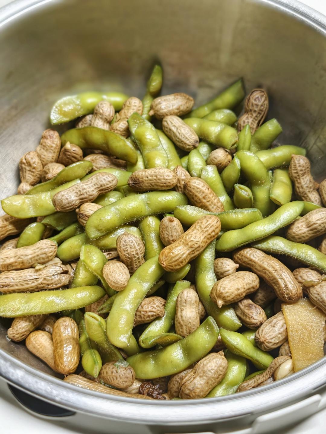 夏日必备煮五香毛豆花生🥜