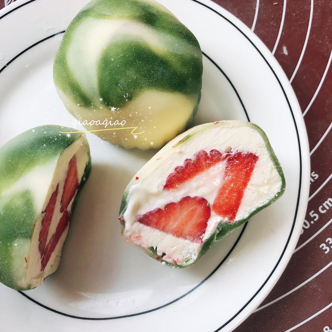 草莓茶茶雪媚娘🍓（茉莉花香口味）