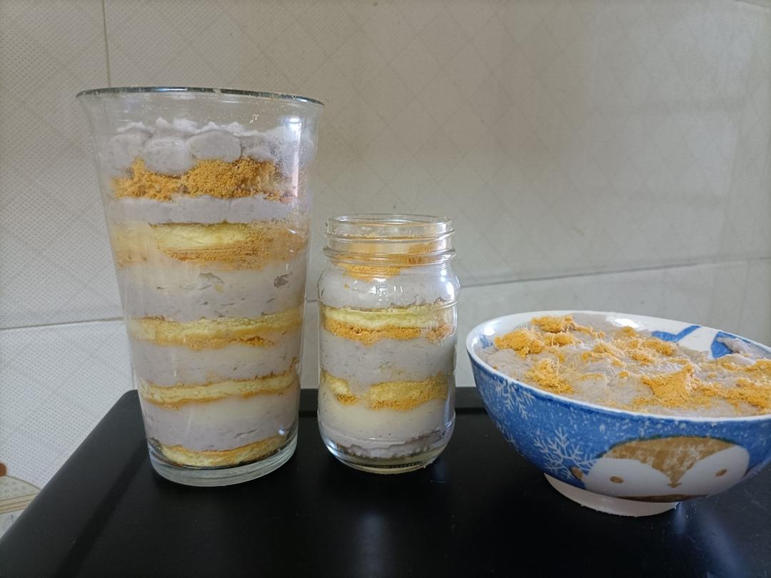 低卡芋泥盒子蛋糕