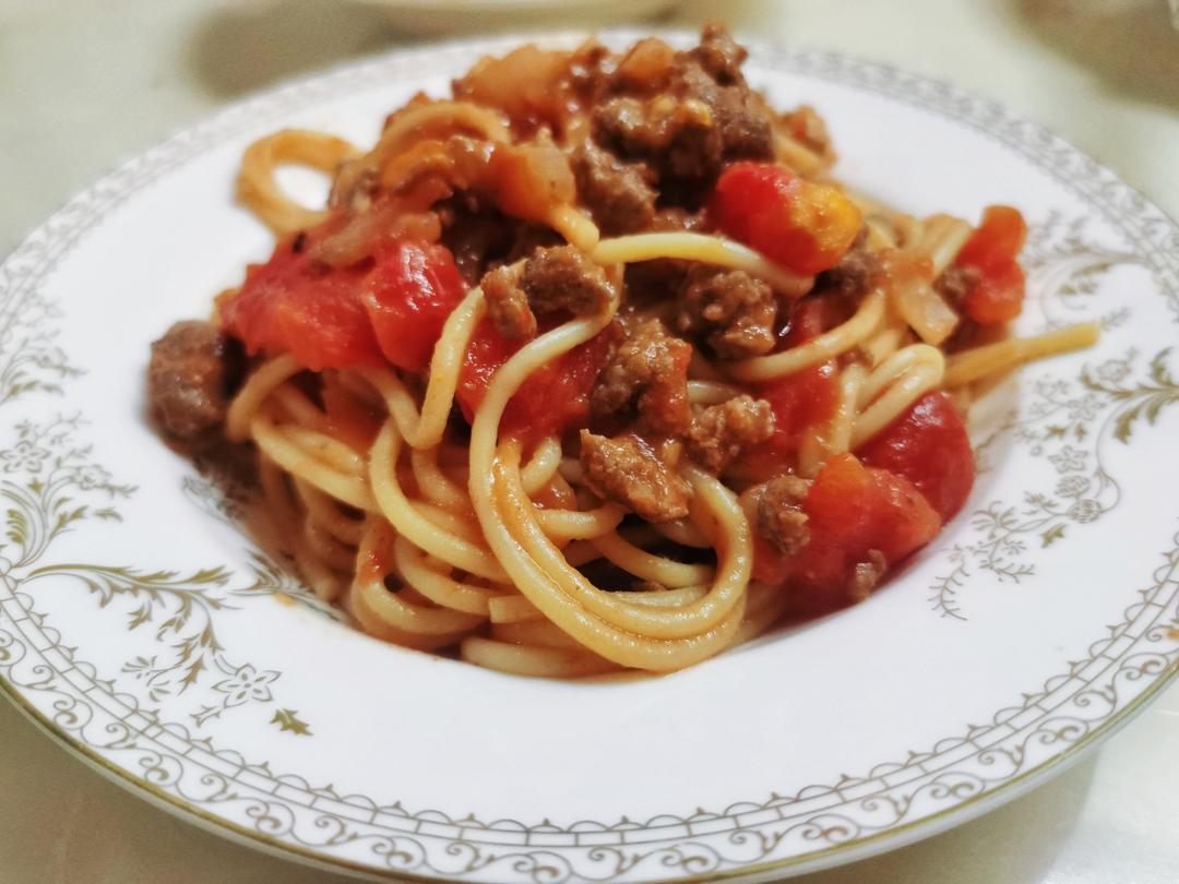 蕃茄意大利面🍝儿童版的做法