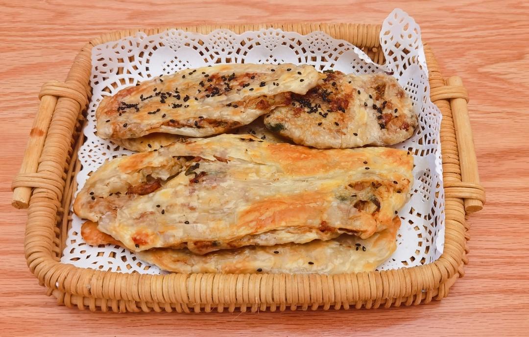 鲜肉榨菜锅盔【手抓饼版】