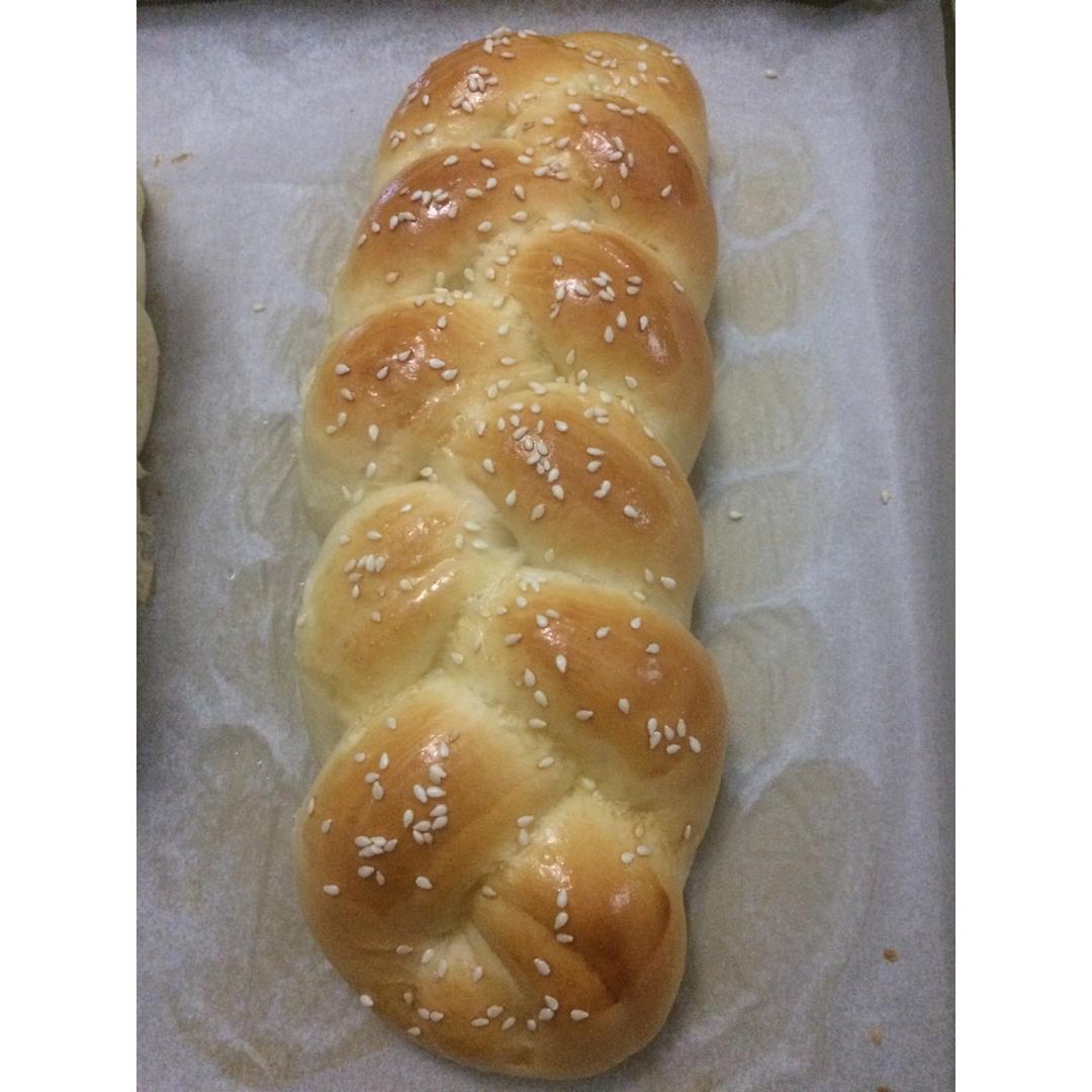 酸奶辫子面包（一次发酵）