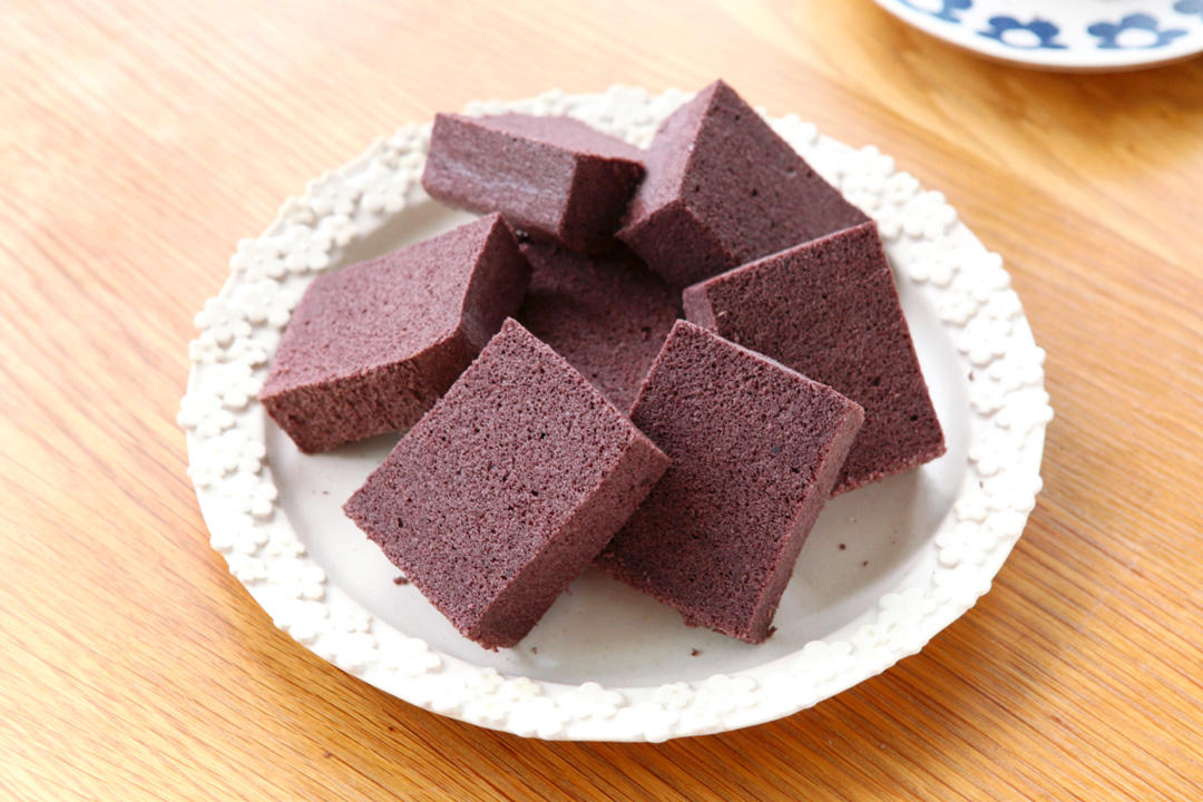 是_烦做的黑米糕