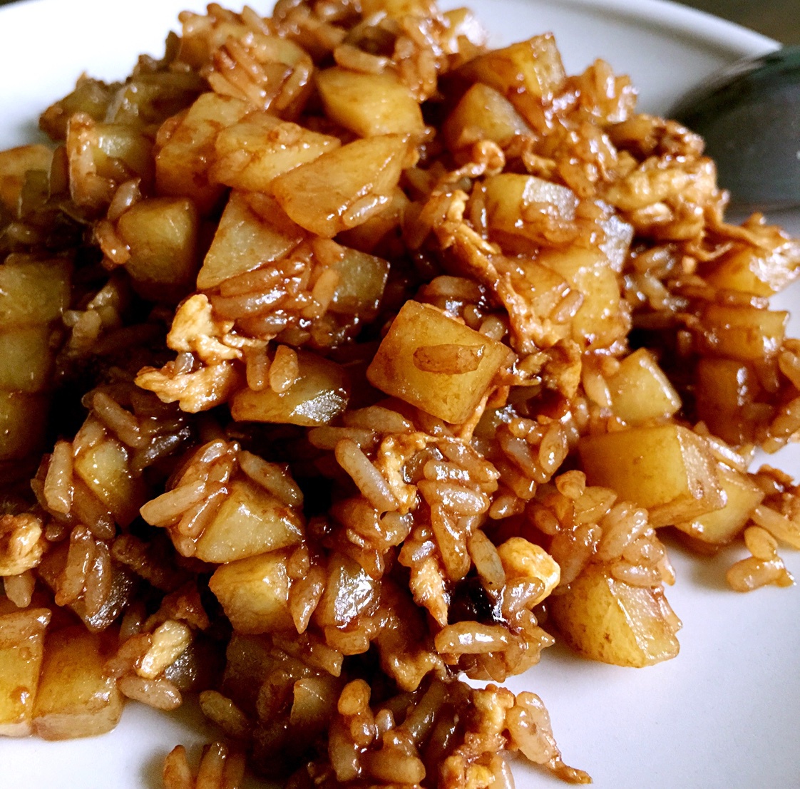 土豆炒饭