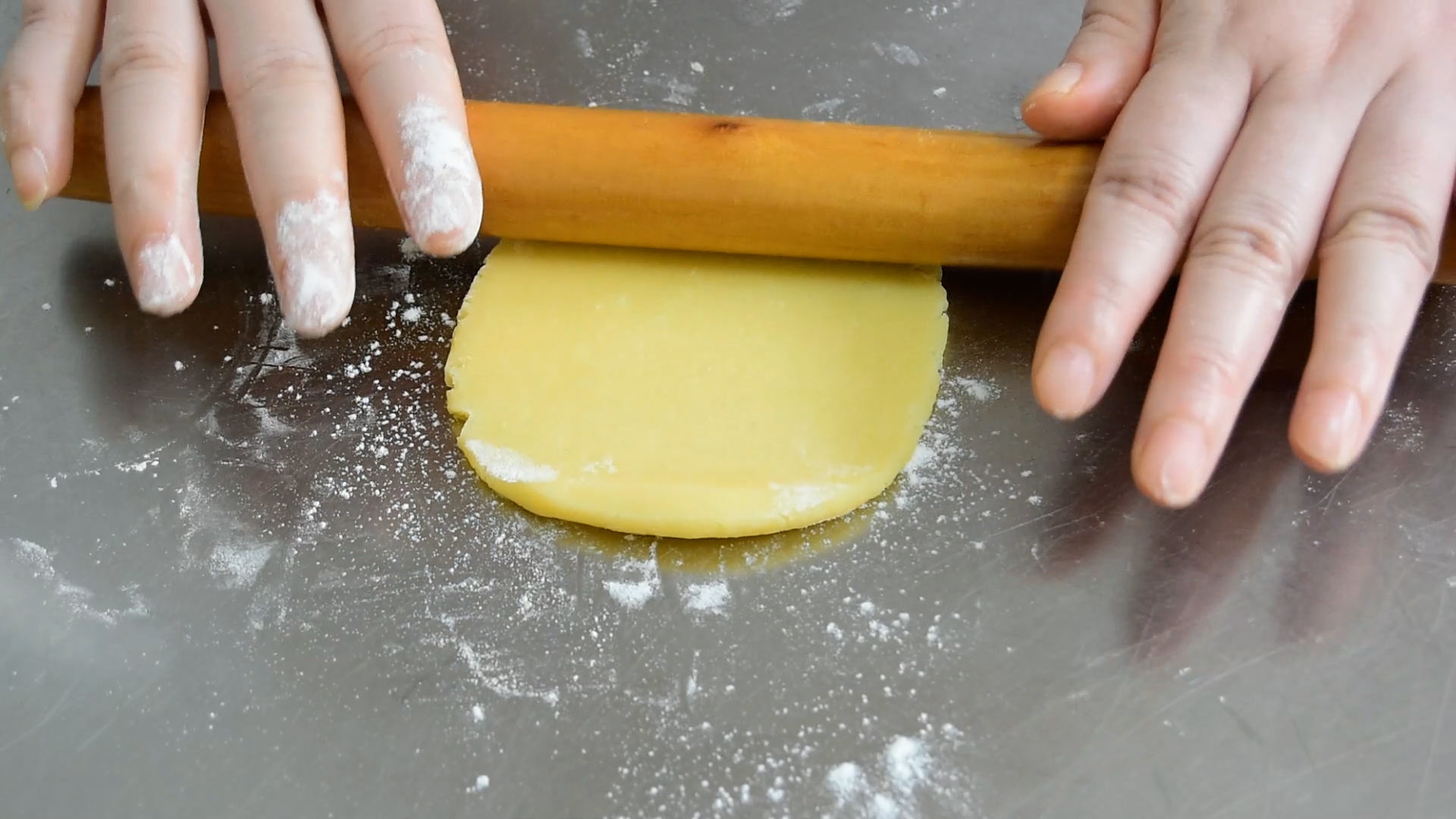 不用模具！简单又美味！！中秋｜ 奶酪月饼的做法 步骤19