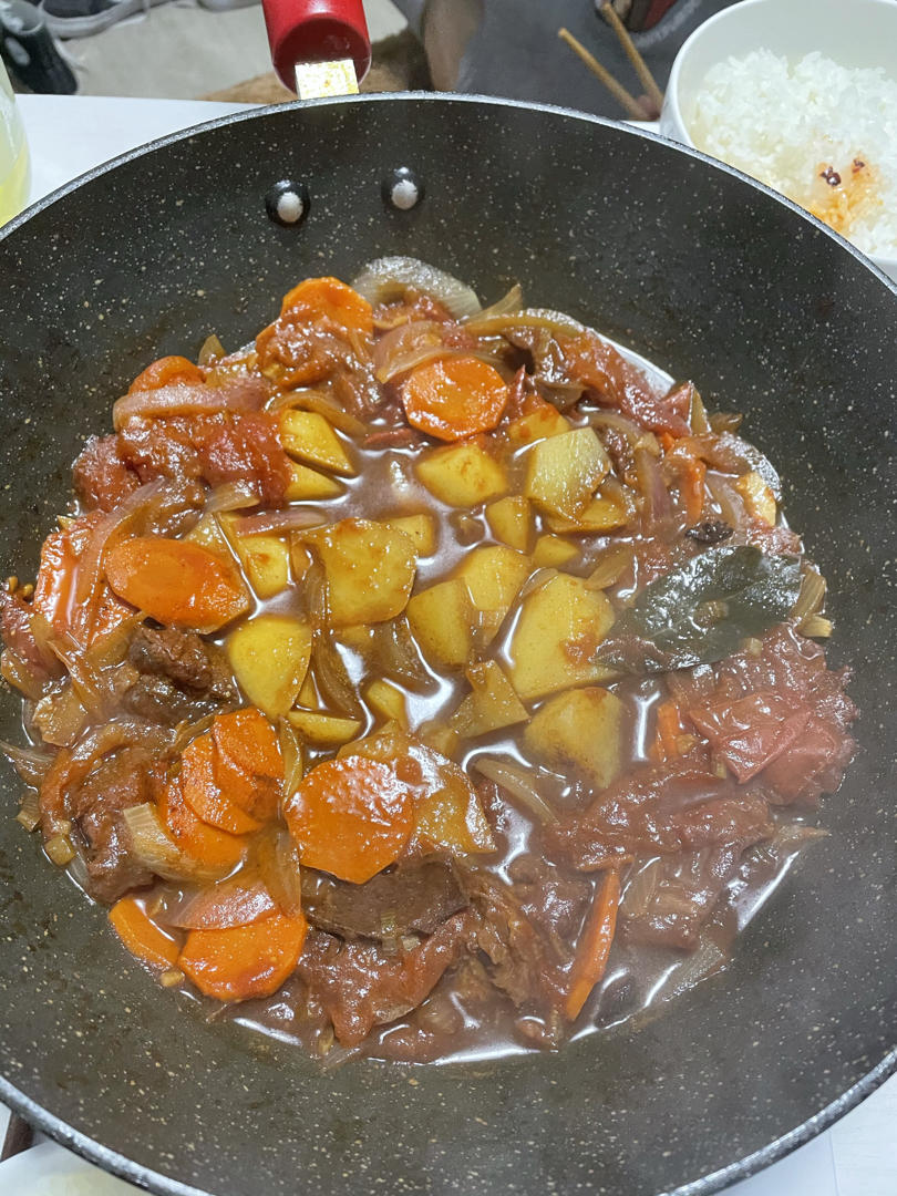 番茄土豆炖牛腩