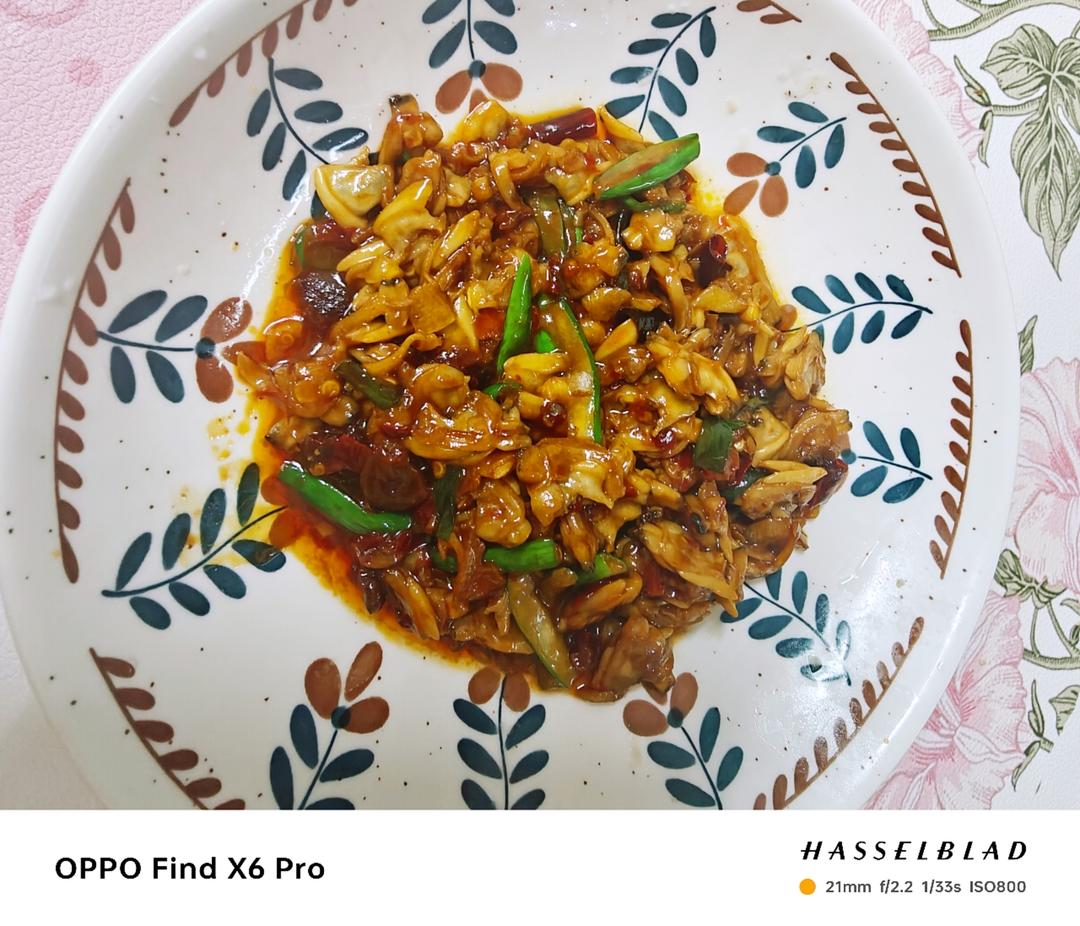 辣炒花蛤肉（去壳才能真正无泥沙！！！）