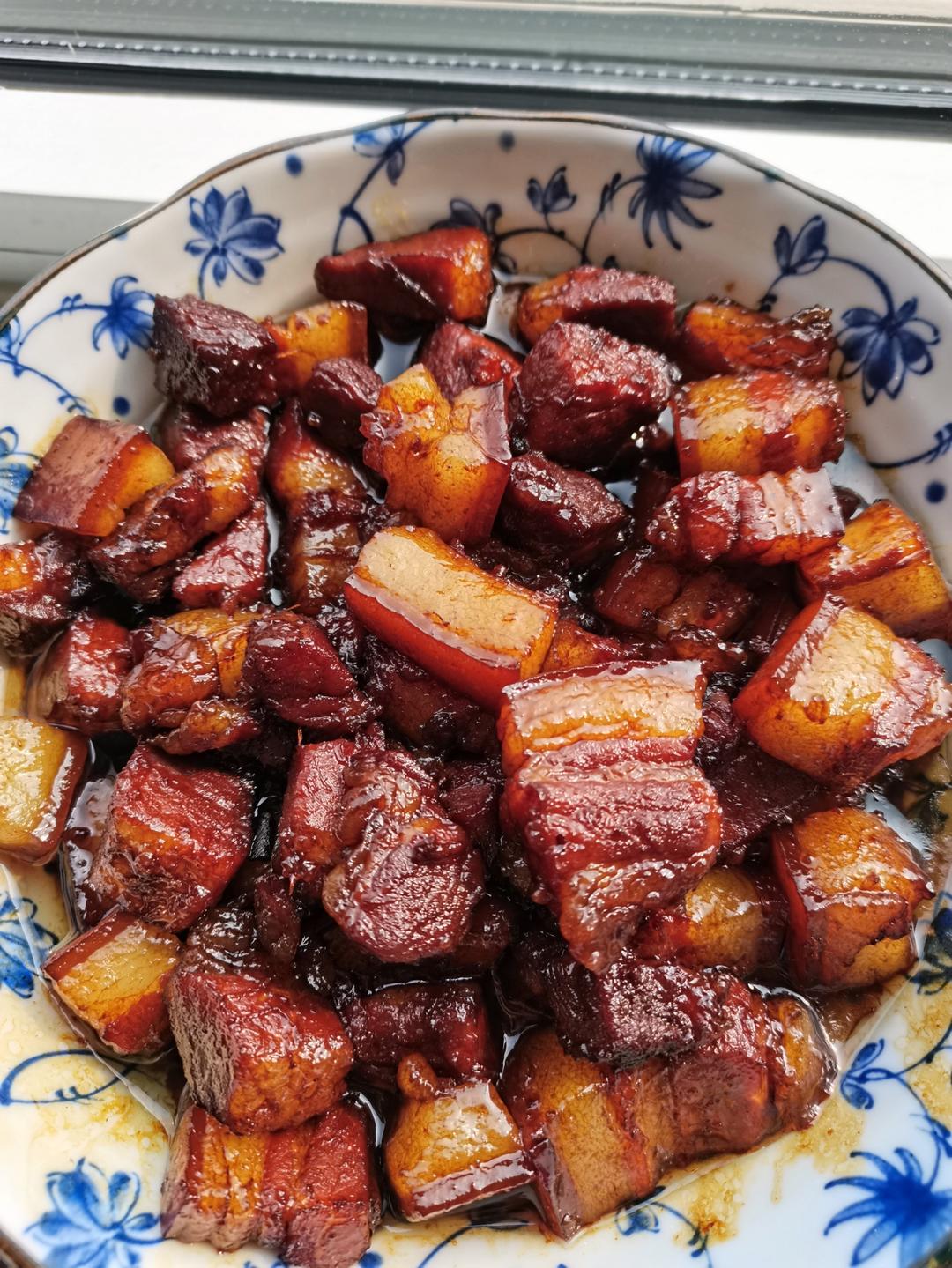 不硬不柴、果味红烧肉