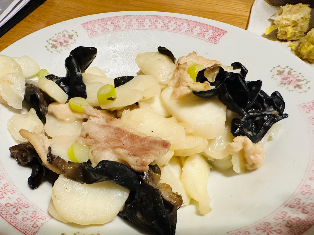 马蹄炒肉片