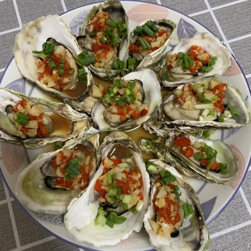 蒜蓉蒸生蚝的做法