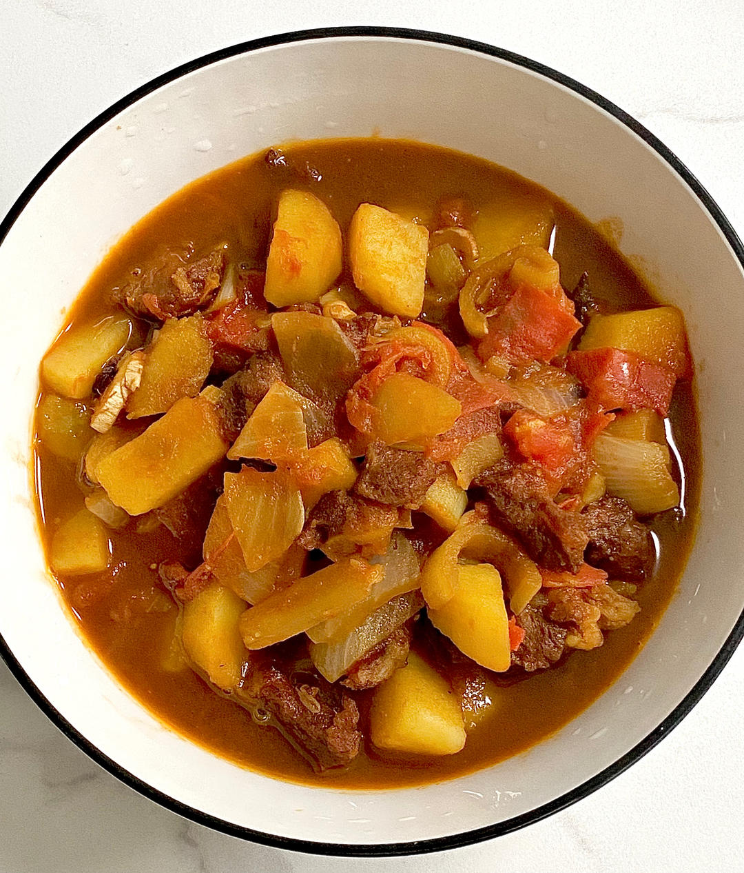 番茄土豆炖牛腩