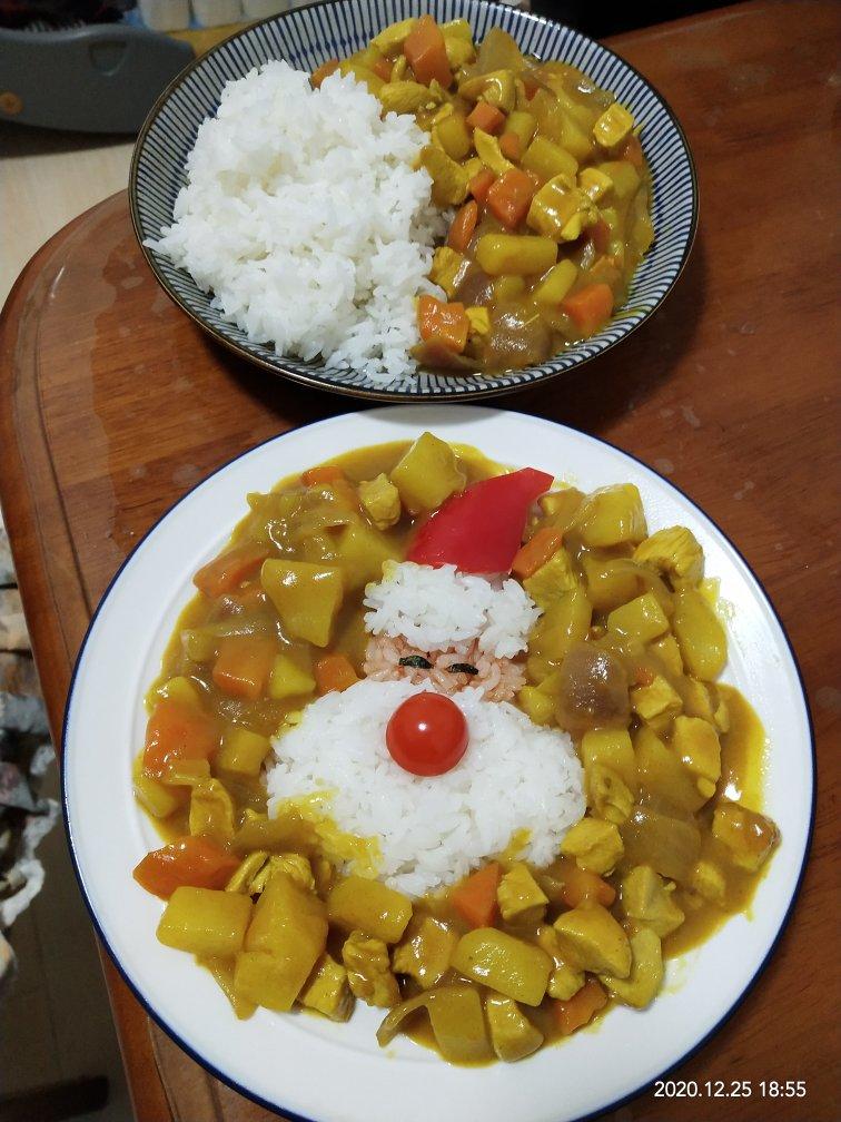 圣诞老人咖喱饭