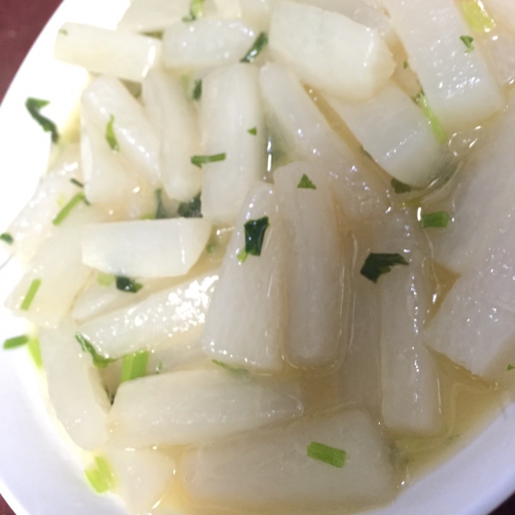 oo陌做的清炒白萝卜