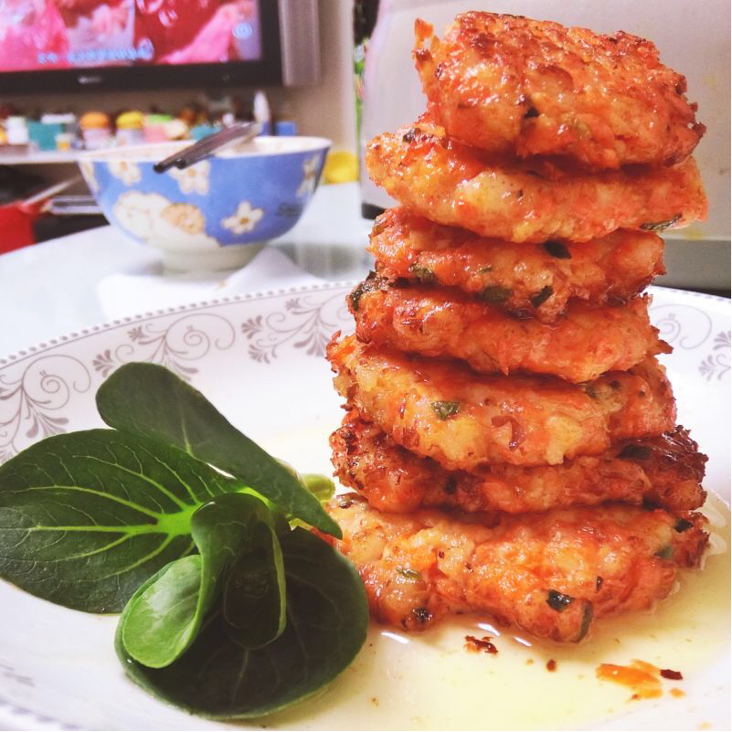 香煎虾饼