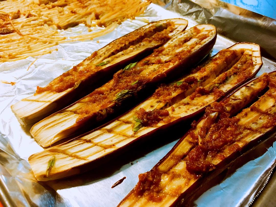 蒜香烤茄子