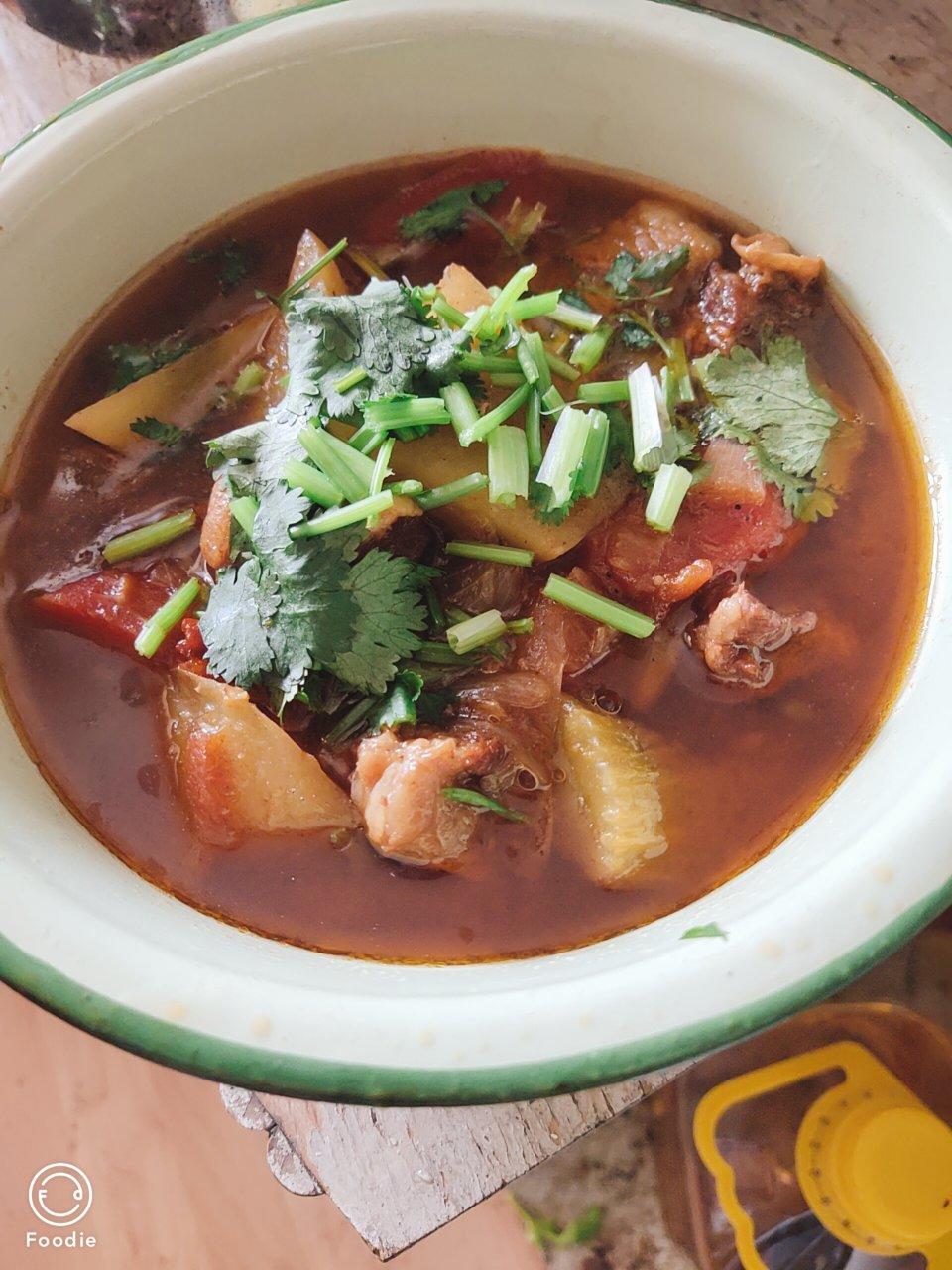 番茄土豆炖牛腩