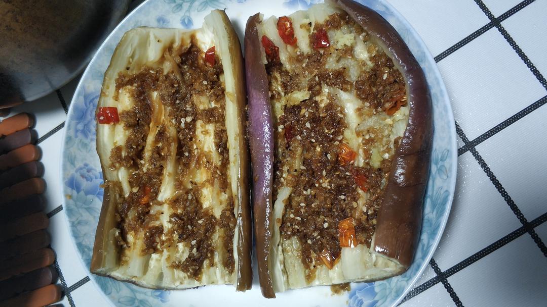 【微波炉烤茄子】