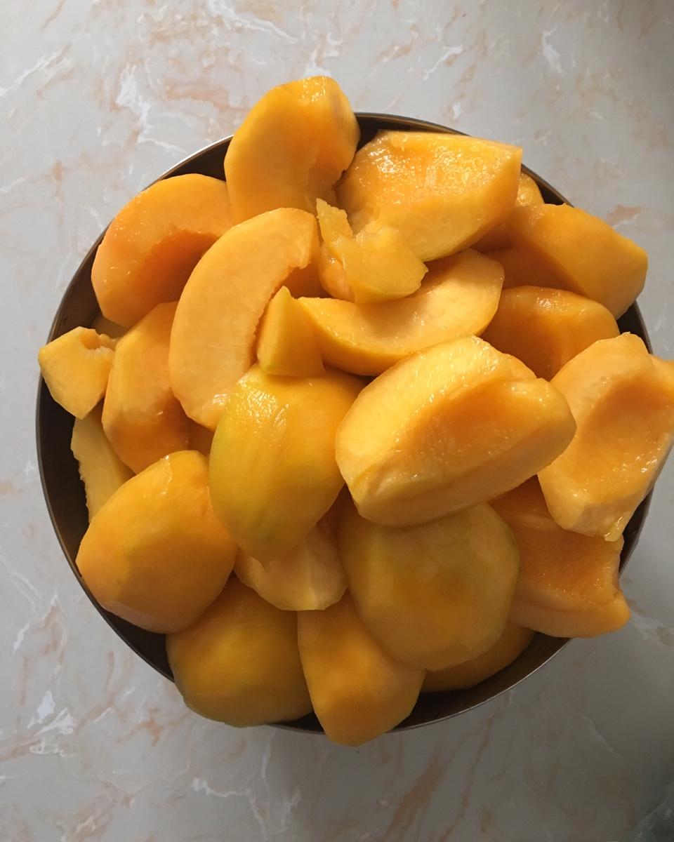 冰糖黄桃罐头（附常温保存方法）