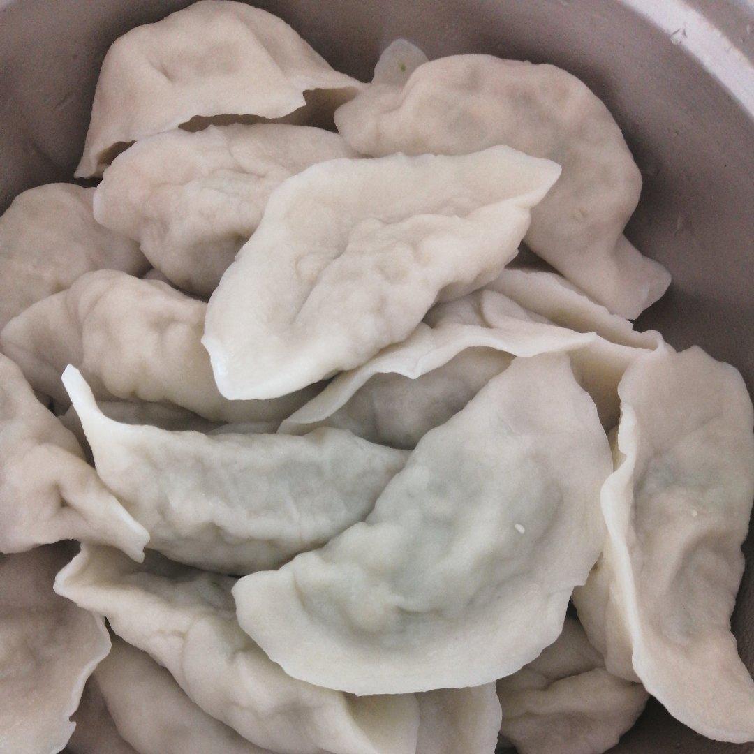 西葫芦鸡蛋虾仁三鲜饺子