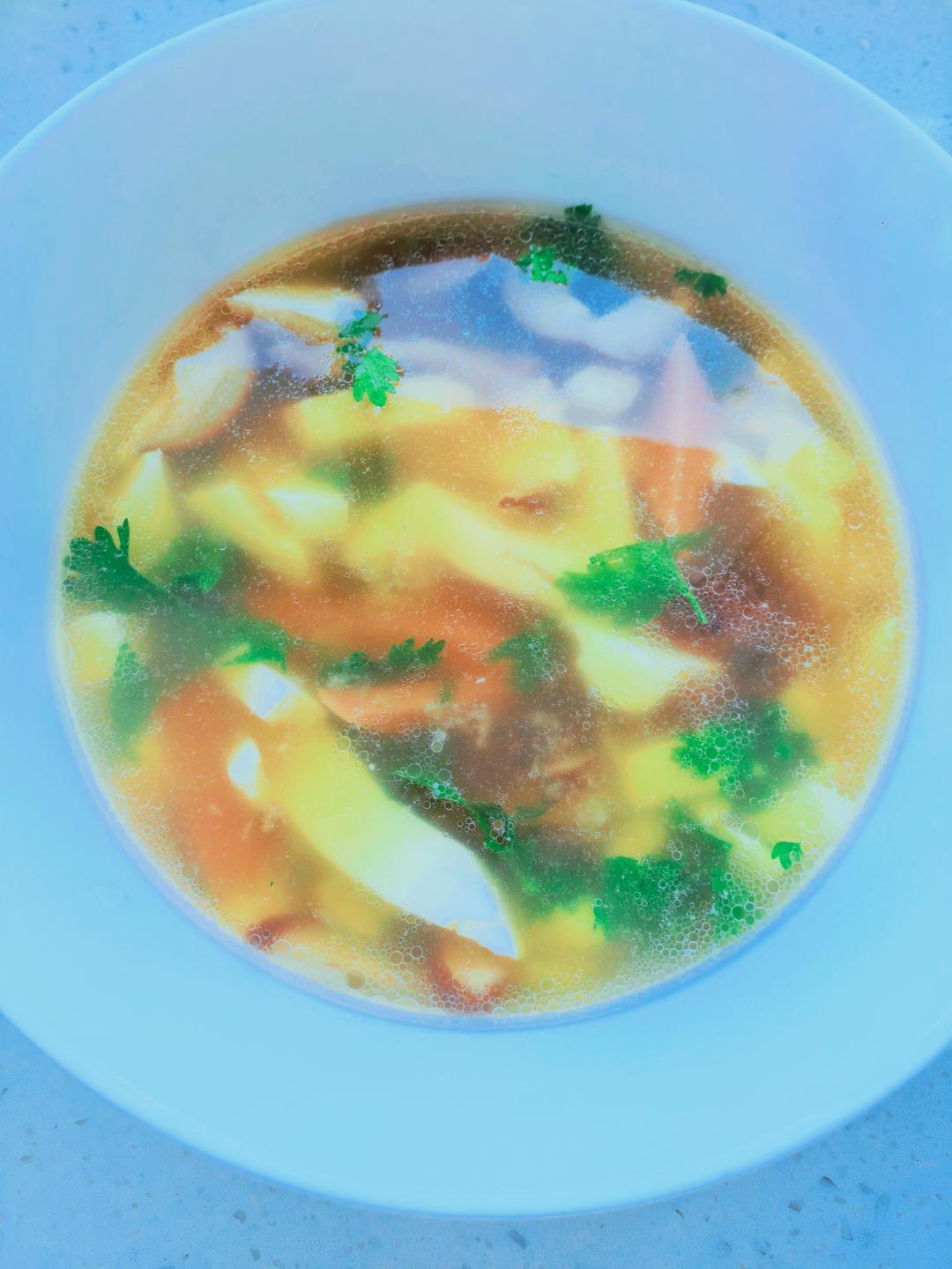 低卡减脂餐~三鲜菌菇汤
