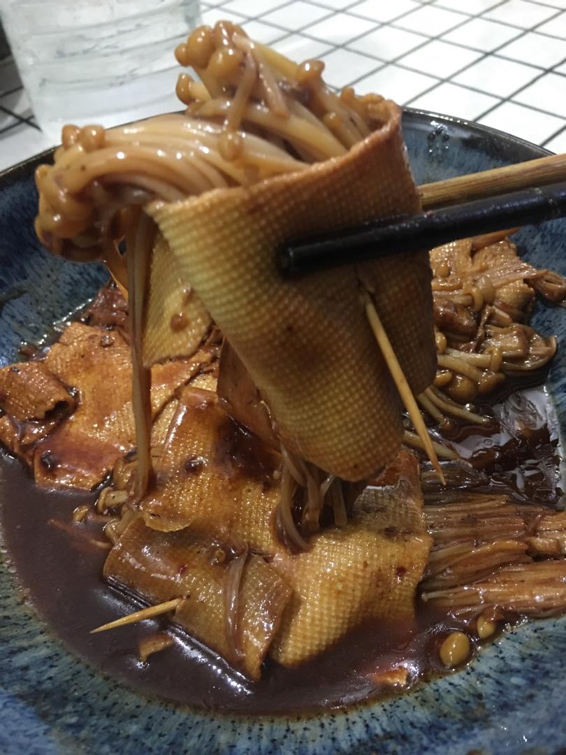 神仙减脂餐🔥好吃到跺脚的金针菇豆皮卷～给肉都不换！