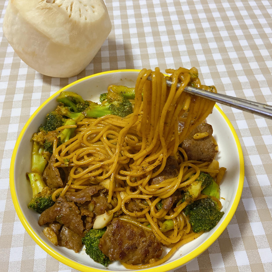 比餐厅好吃的黑椒牛柳意面🍝零失败简单教程