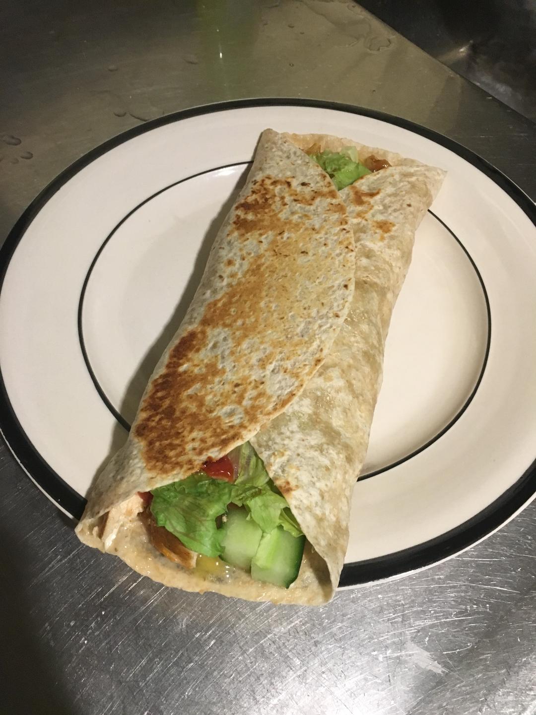 吃到最后用手抓的kebab卷的做法