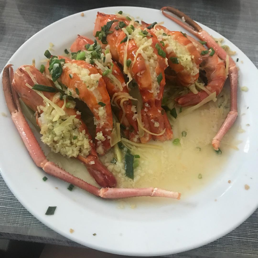 强少qone做的蒜蓉大头虾