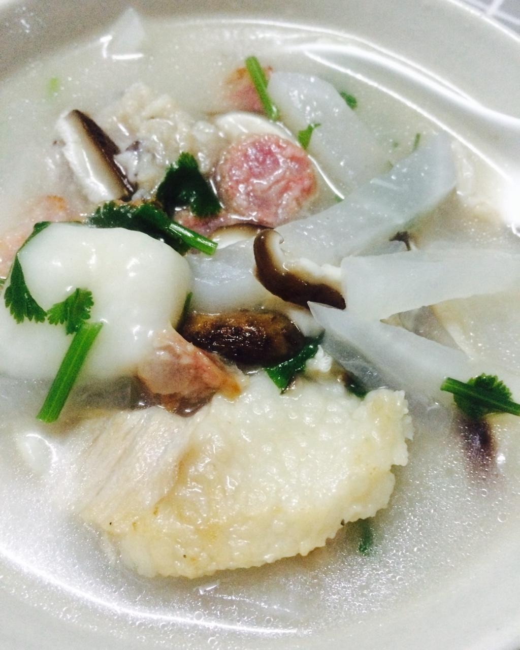 麦兜兜_9ybi做的开平咸汤圆