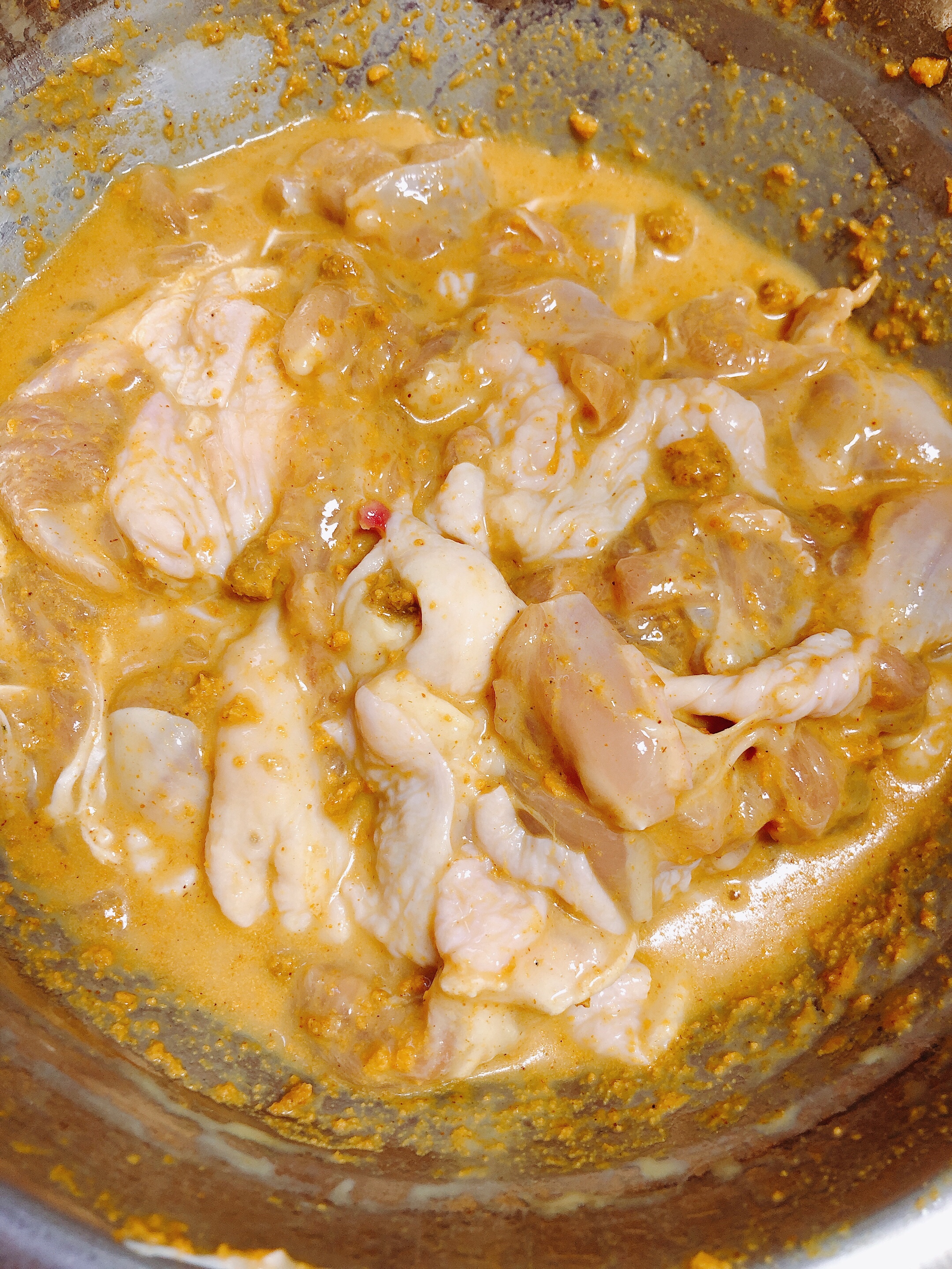 印度咖喱鸡（简易食材家庭版）的做法 步骤4