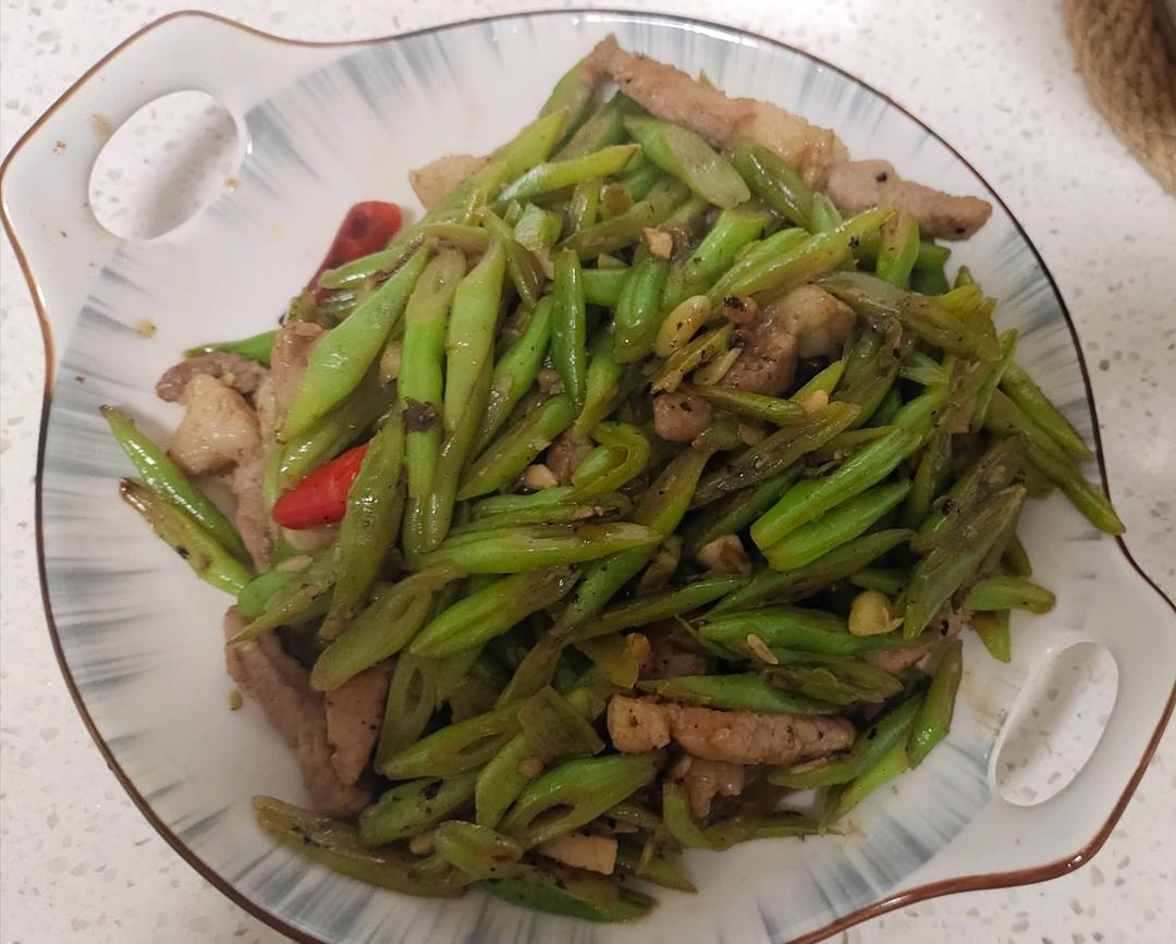 扁豆角炒肉