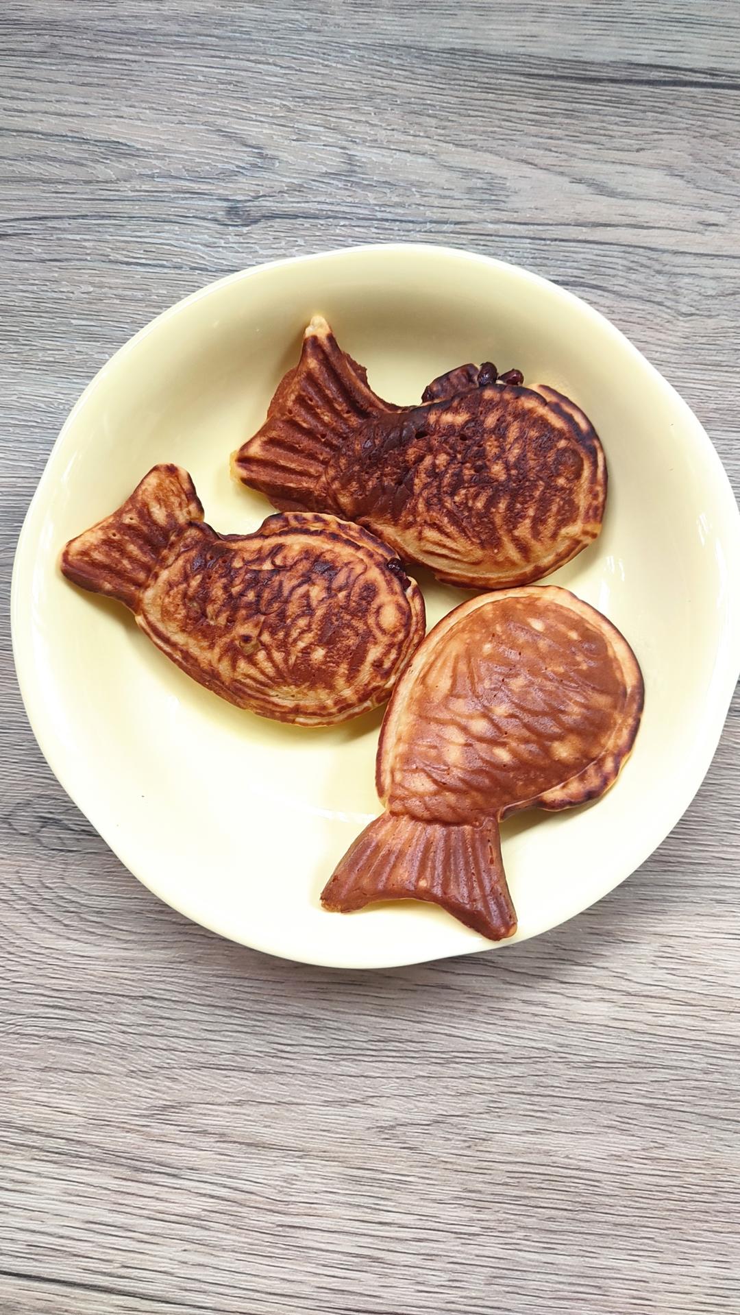 蜂蜜红豆麻薯鲷鱼烧—Kenwood松饼机