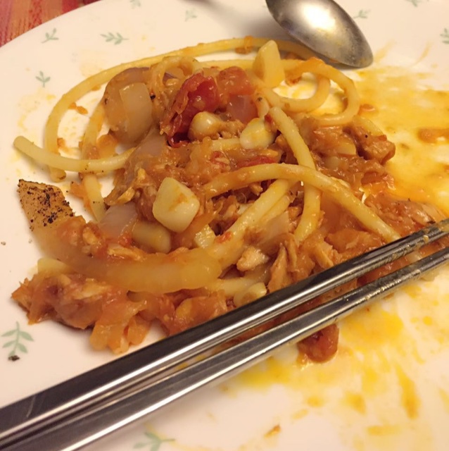 金枪鱼番茄意大利面