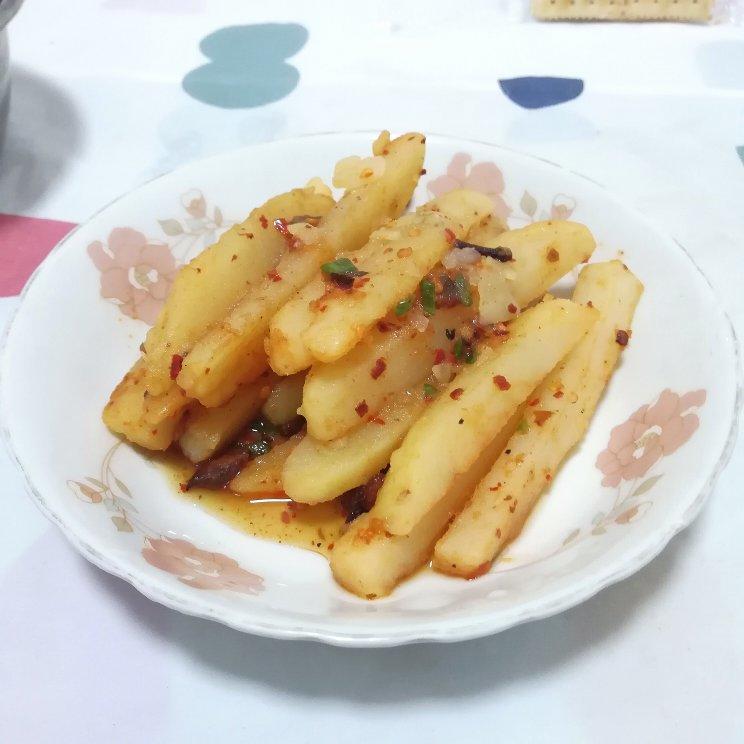 水煎土豆条