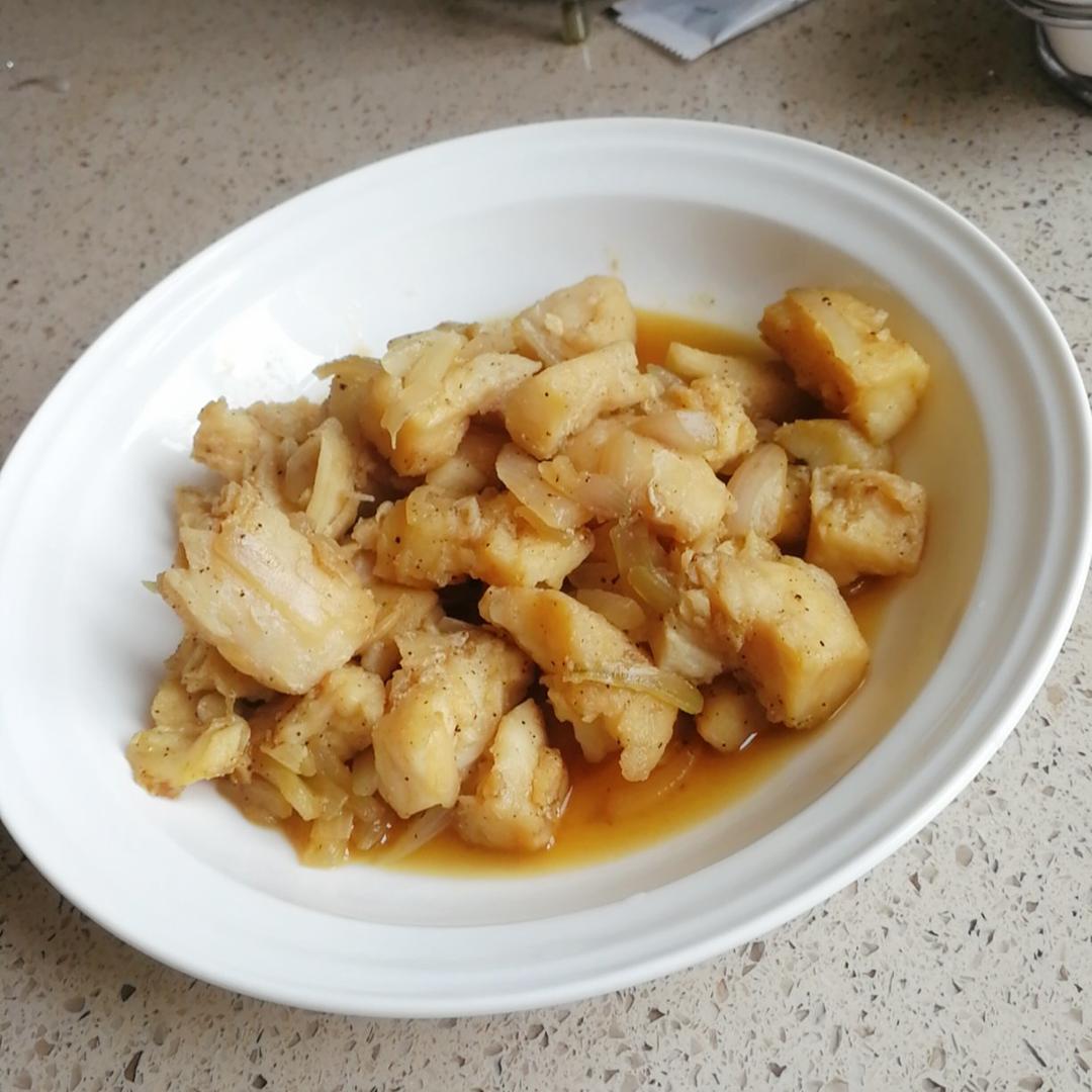 黑椒洋葱龙利鱼