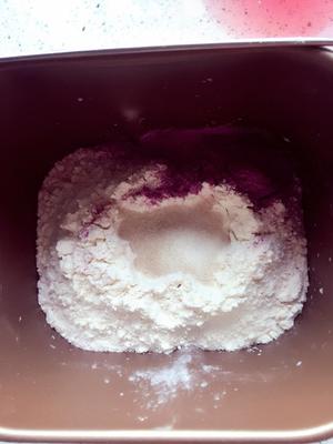 葡萄干紫薯吐司面包机版的做法 步骤1
