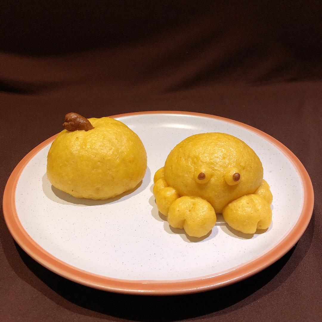 南瓜螃蟹馒头