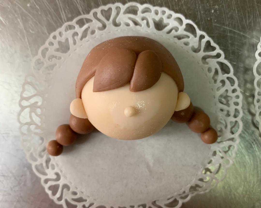 超简单tsum tsum 安娜卡通馒头的做法 步骤8