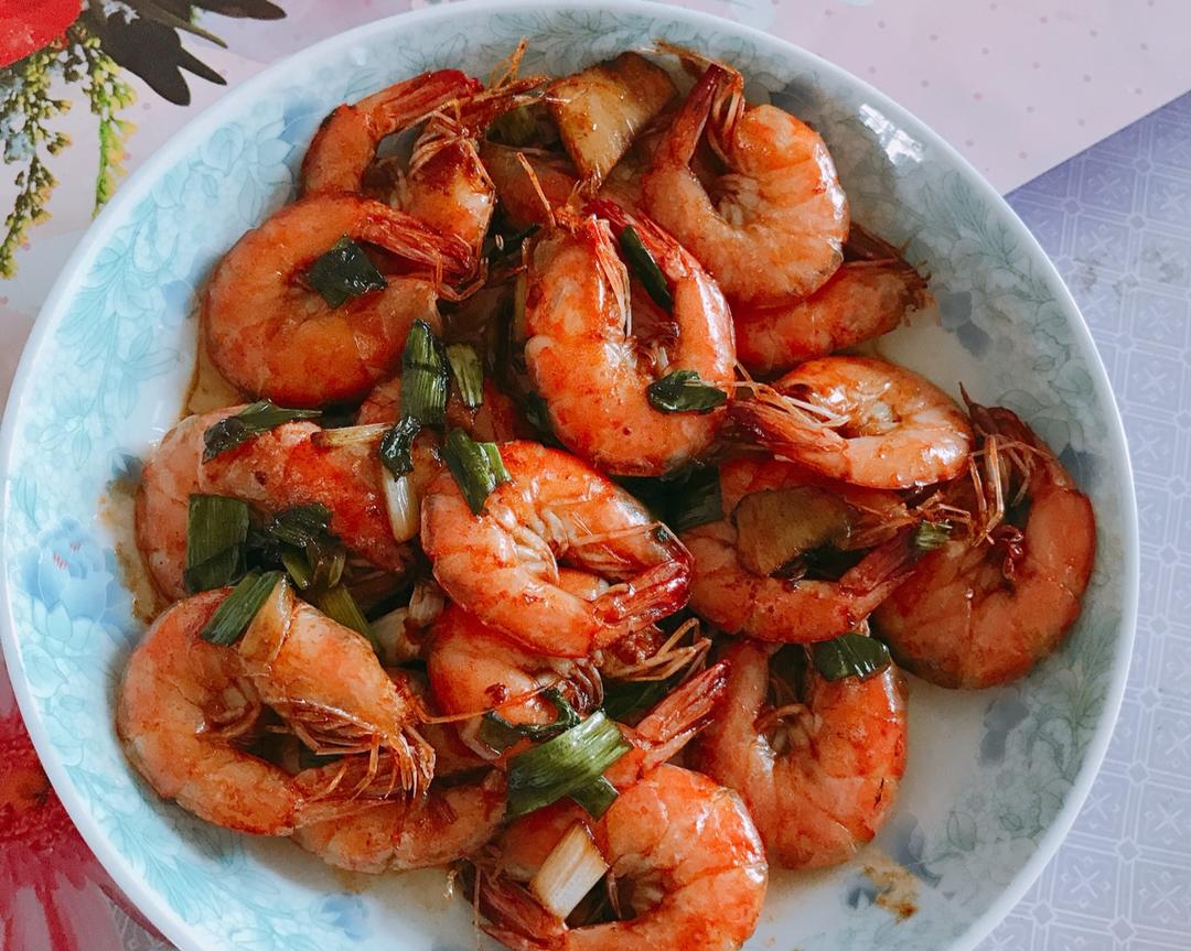 红烧草虾