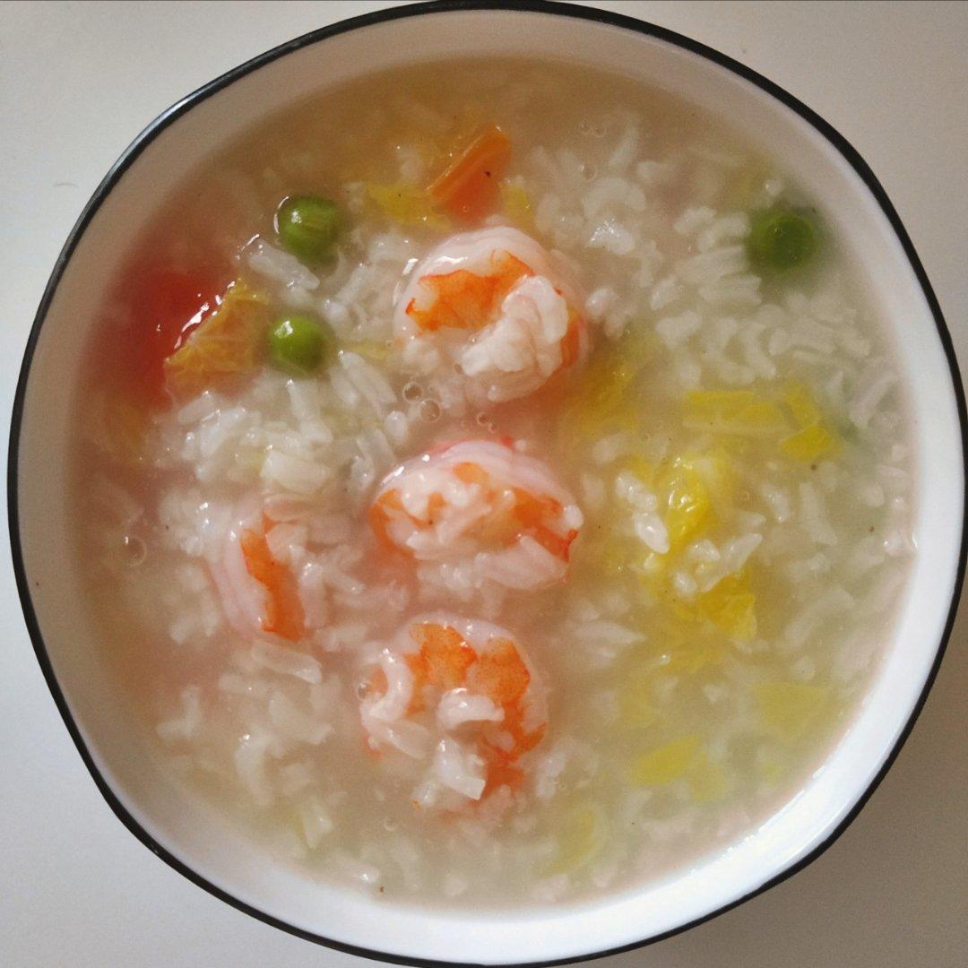 鲜虾砂锅粥