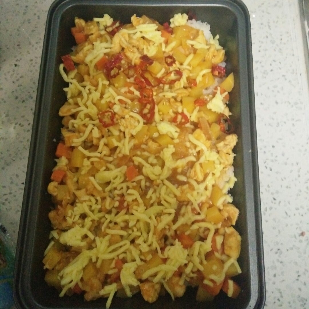番茄鸡肉浓情焗饭【两人份】