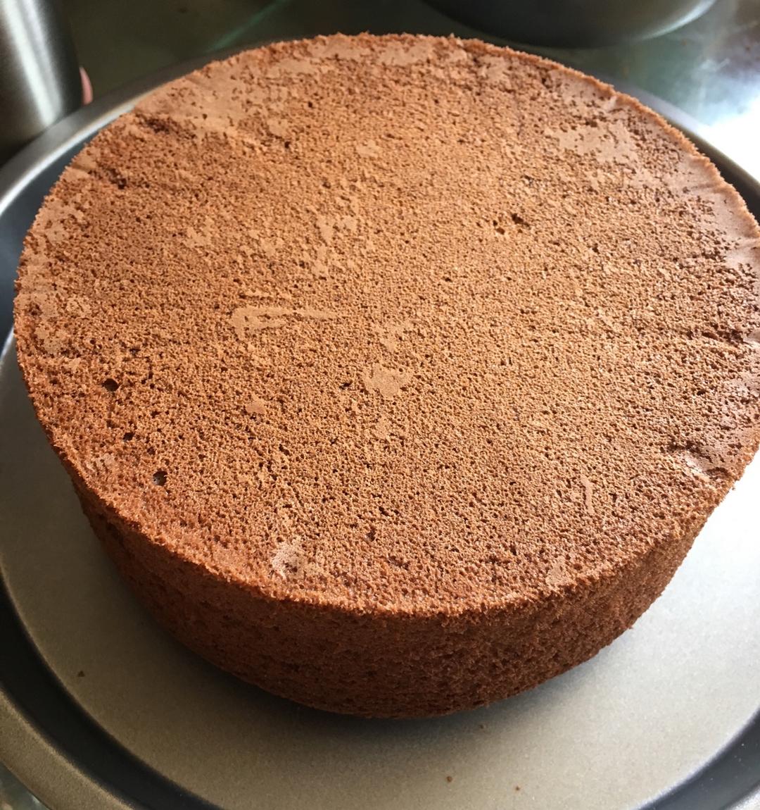 湉宝儿做的不消泡的巧克力戚风胚/「戚风及其衍生」烘焙视频蛋糕篇2