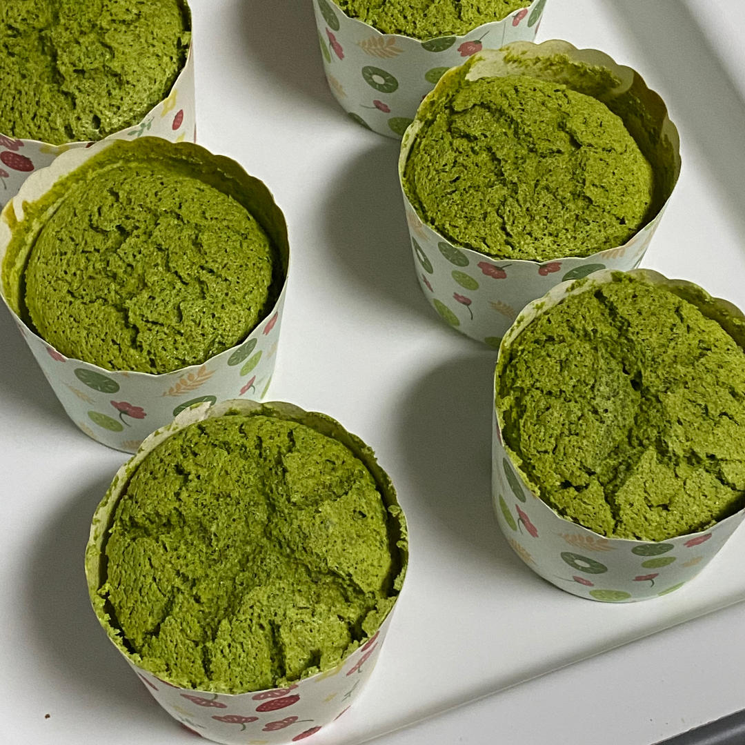 抹茶纸杯蛋糕