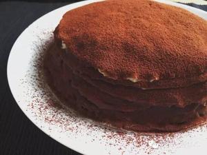 巧克力千层蛋糕（可丽饼）的做法 步骤9