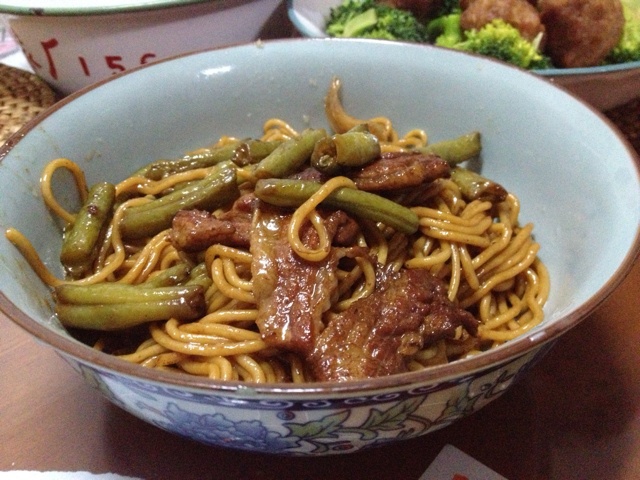 豆角焖面