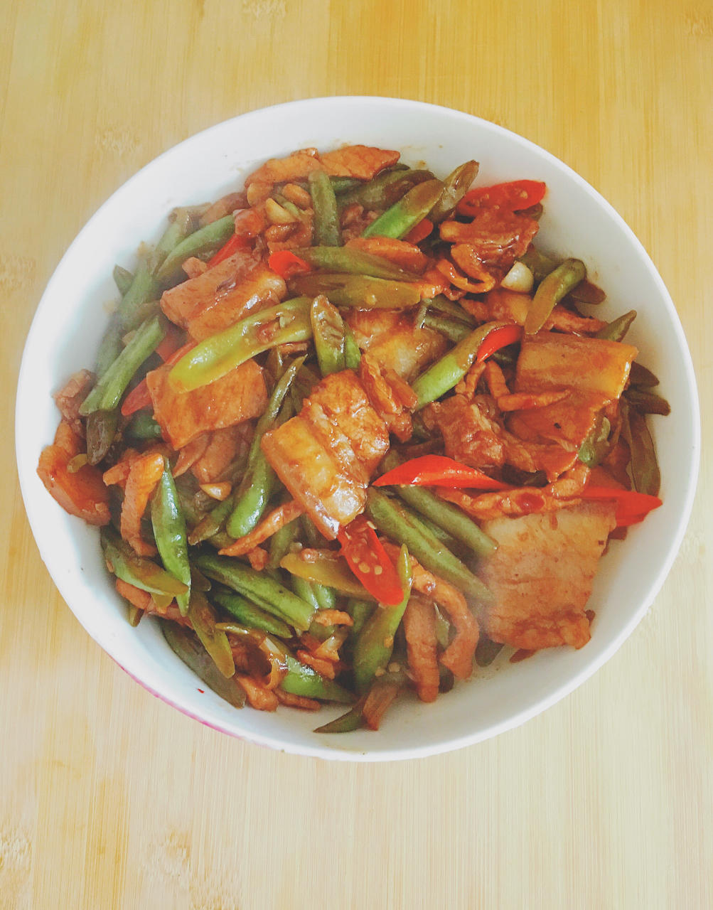 肉丝炒豆角