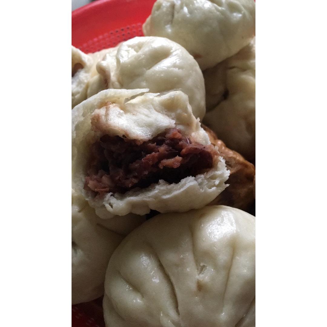 简单香甜的冰糖红豆（江豆）馅儿