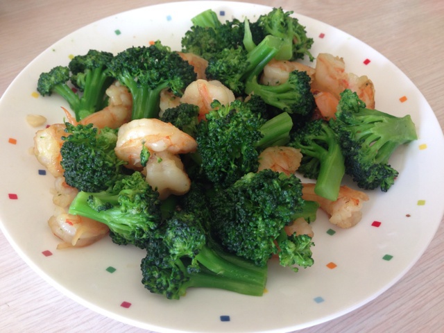 西兰花炒虾仁