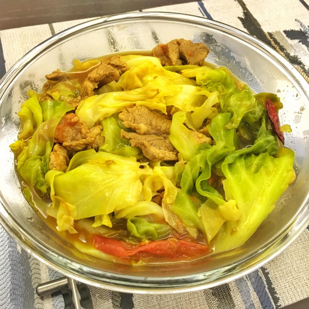 卷心菜炒肉