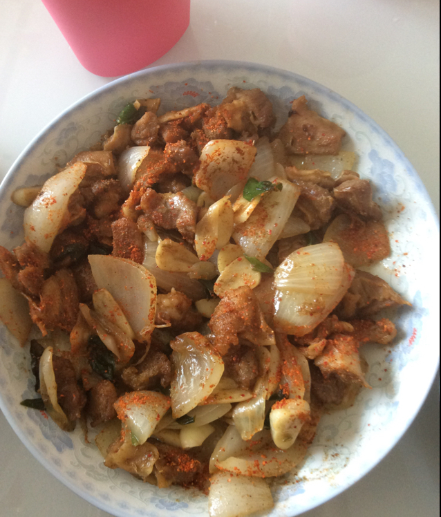 孜然羊肉粒